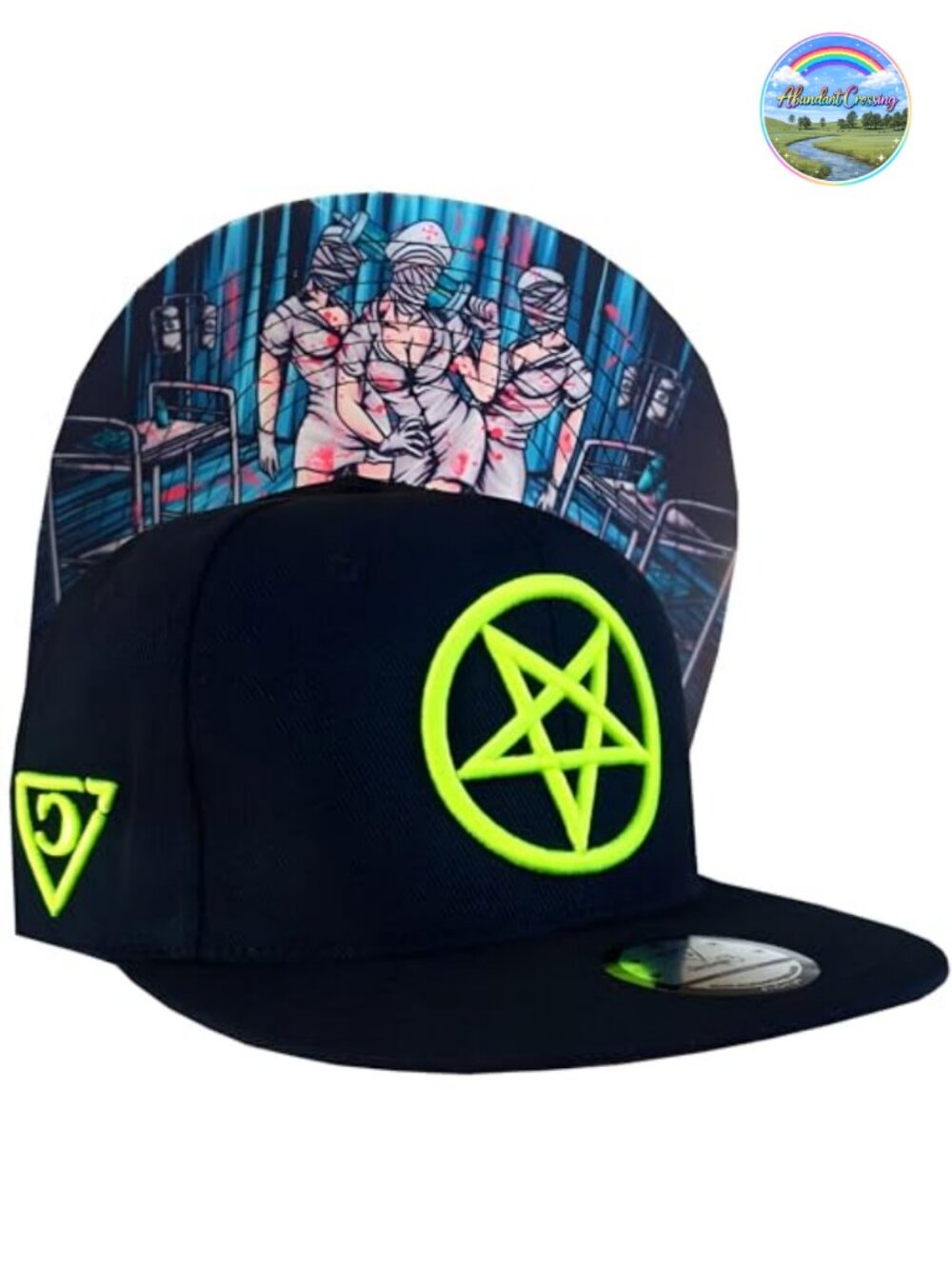 Unisex Adjustable Snapback Baseball Cap with 3D Embroidery Breathable